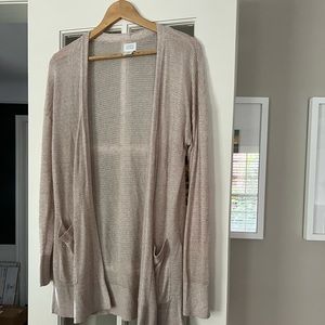 Sigrid Olsen lightweight cardigan - neutral cream - size M
